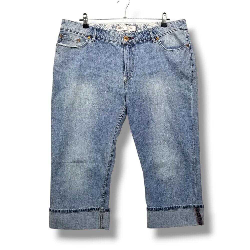 Boot Heel Trading Co. Denim Fulton Capri‎ Jeans 36 / 14 Cuffed Jean Capris